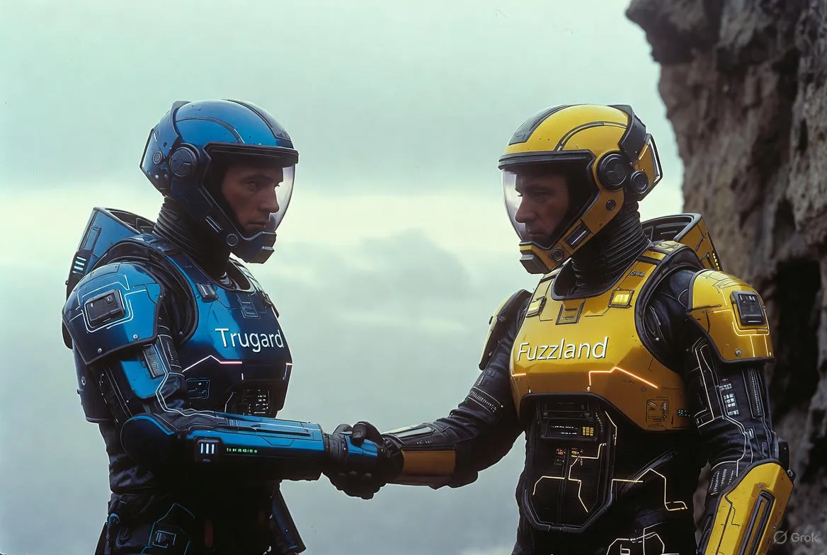 Men In Futuristic Armor Unite