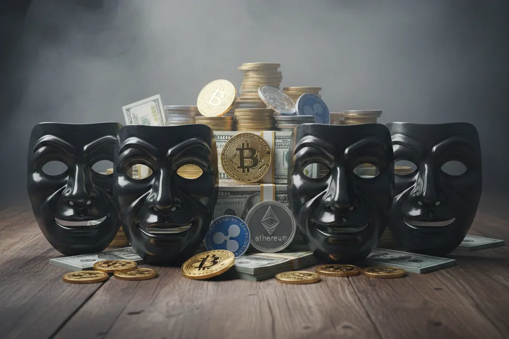 Cash And Tokens Behind The Masks