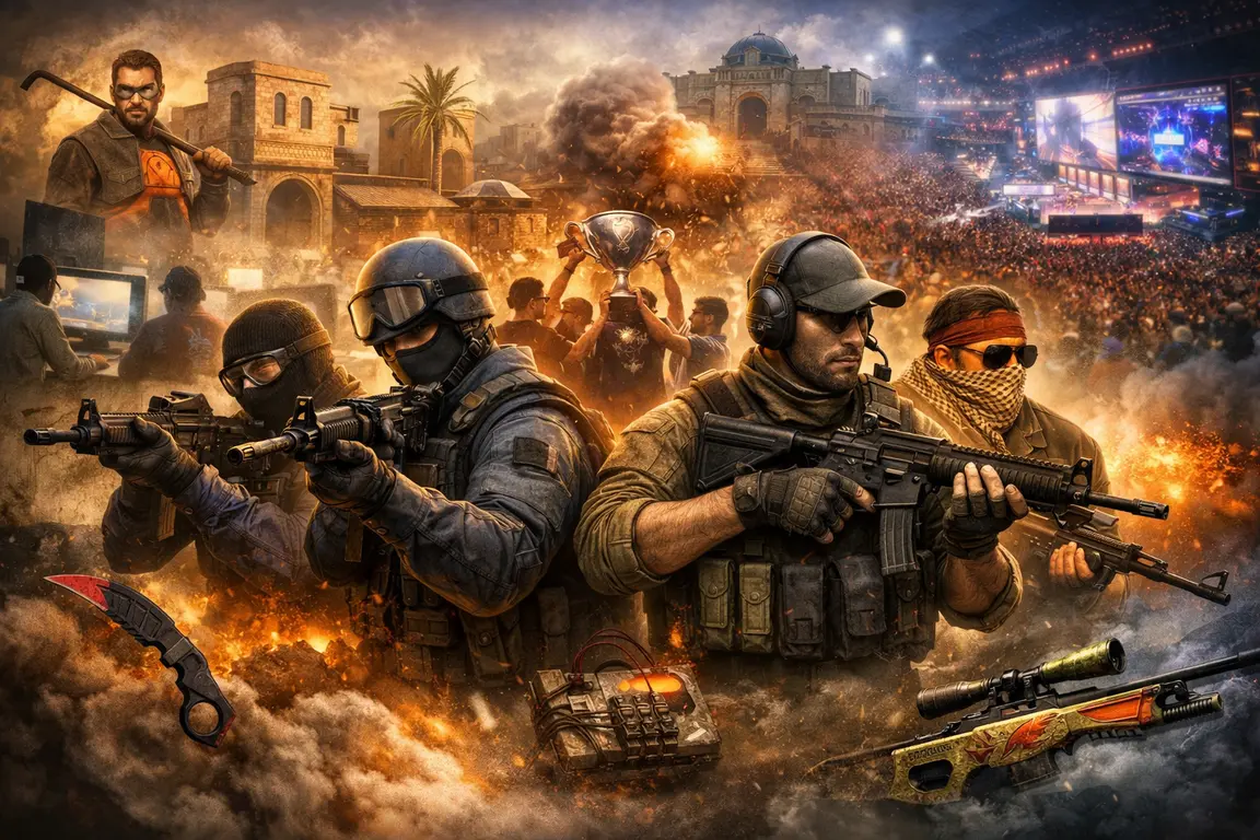 Counter-Strike evolution from Half-Life mod to global esports phenomenon