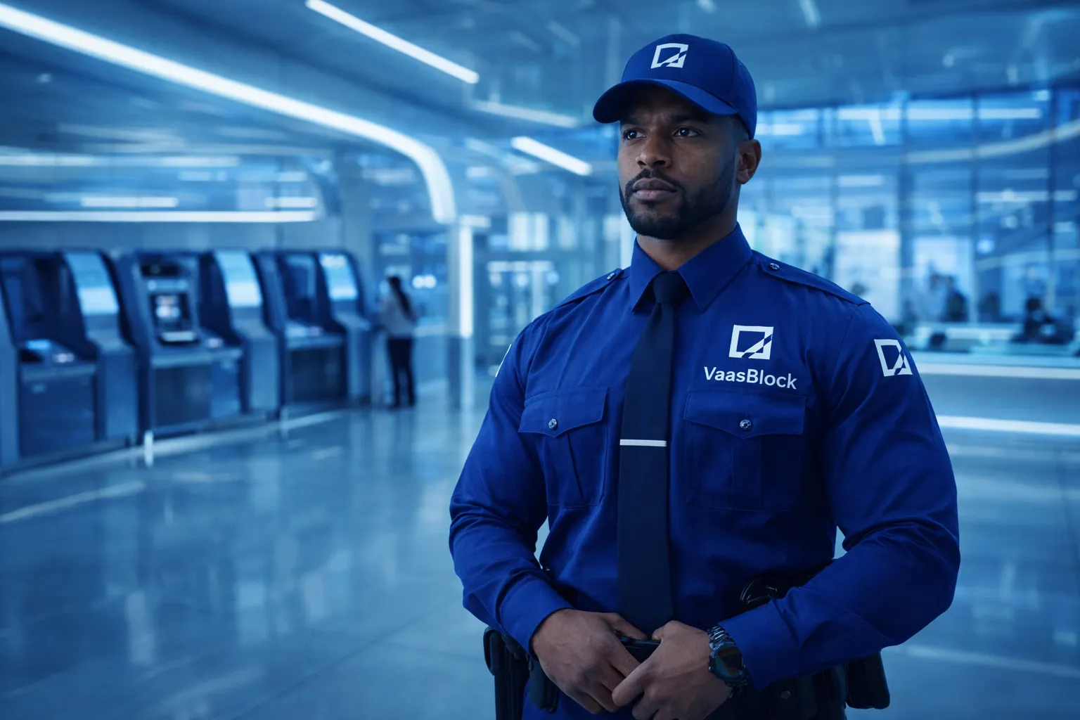 Security Inside A Bank