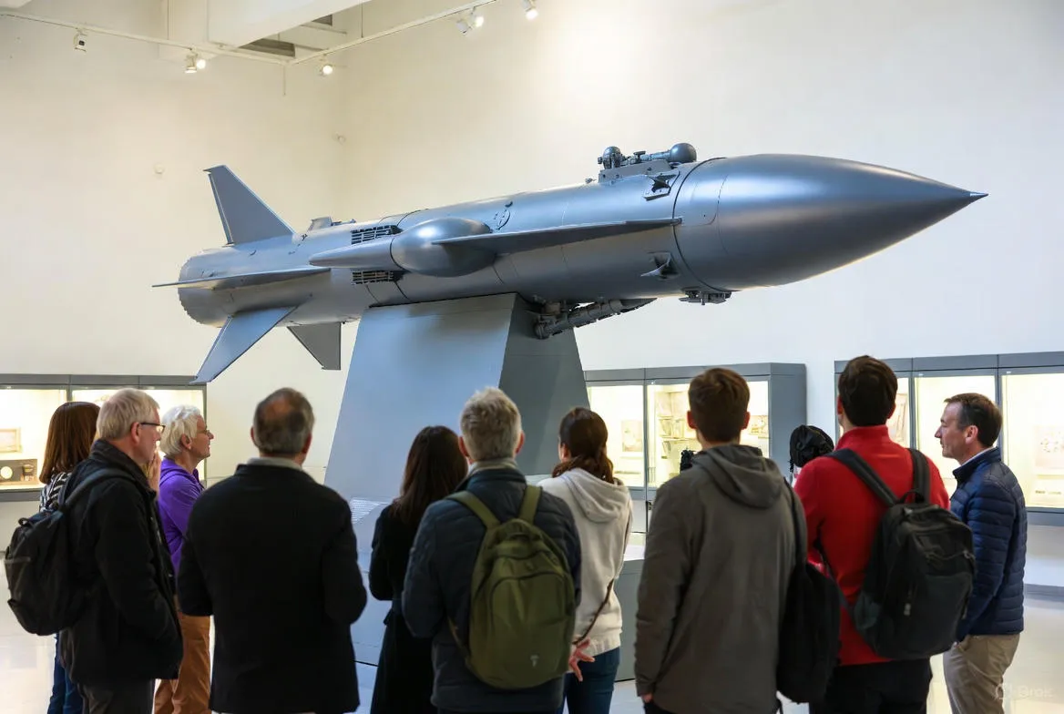 A Dangerous Futuristic Missile Exibit