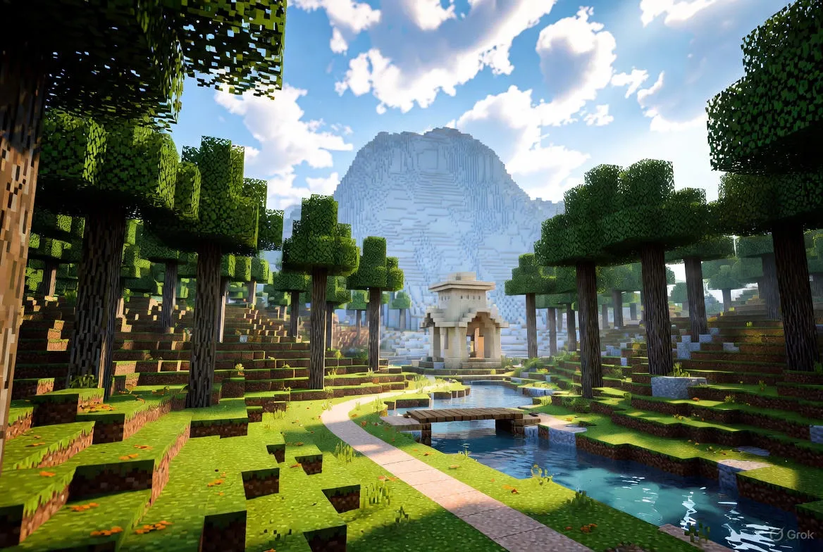 Minecraft World Scenery