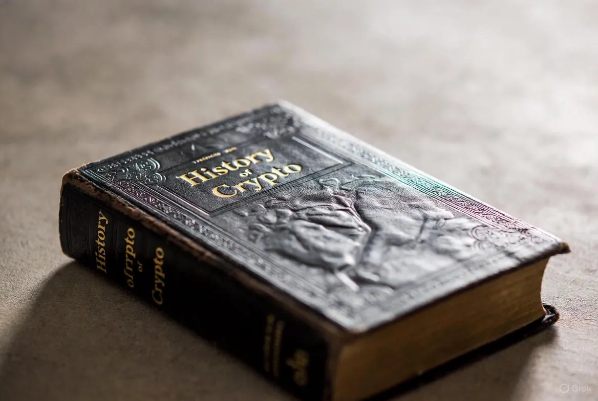 Old Book Titled History Of Crypto