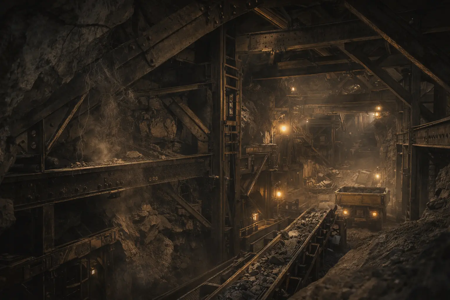 A mine running out of gold as a metaphor for mature platform extraction