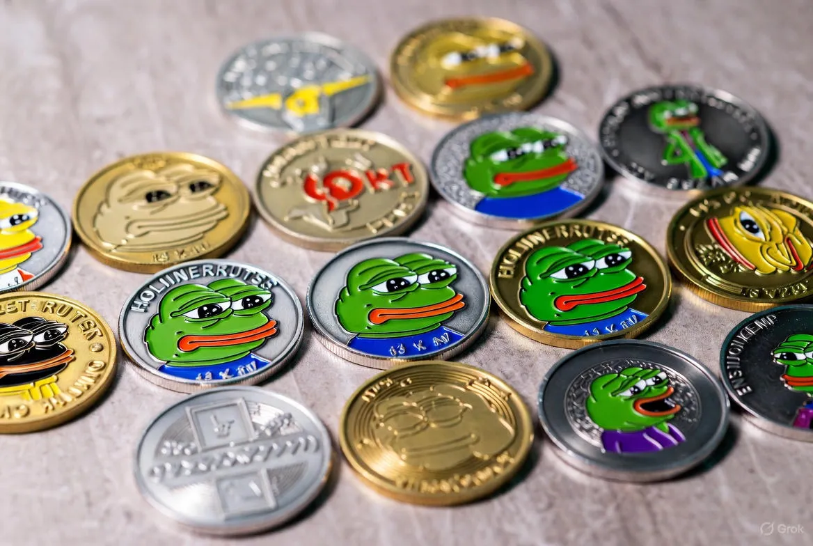 Gold And Silver Meme Coins