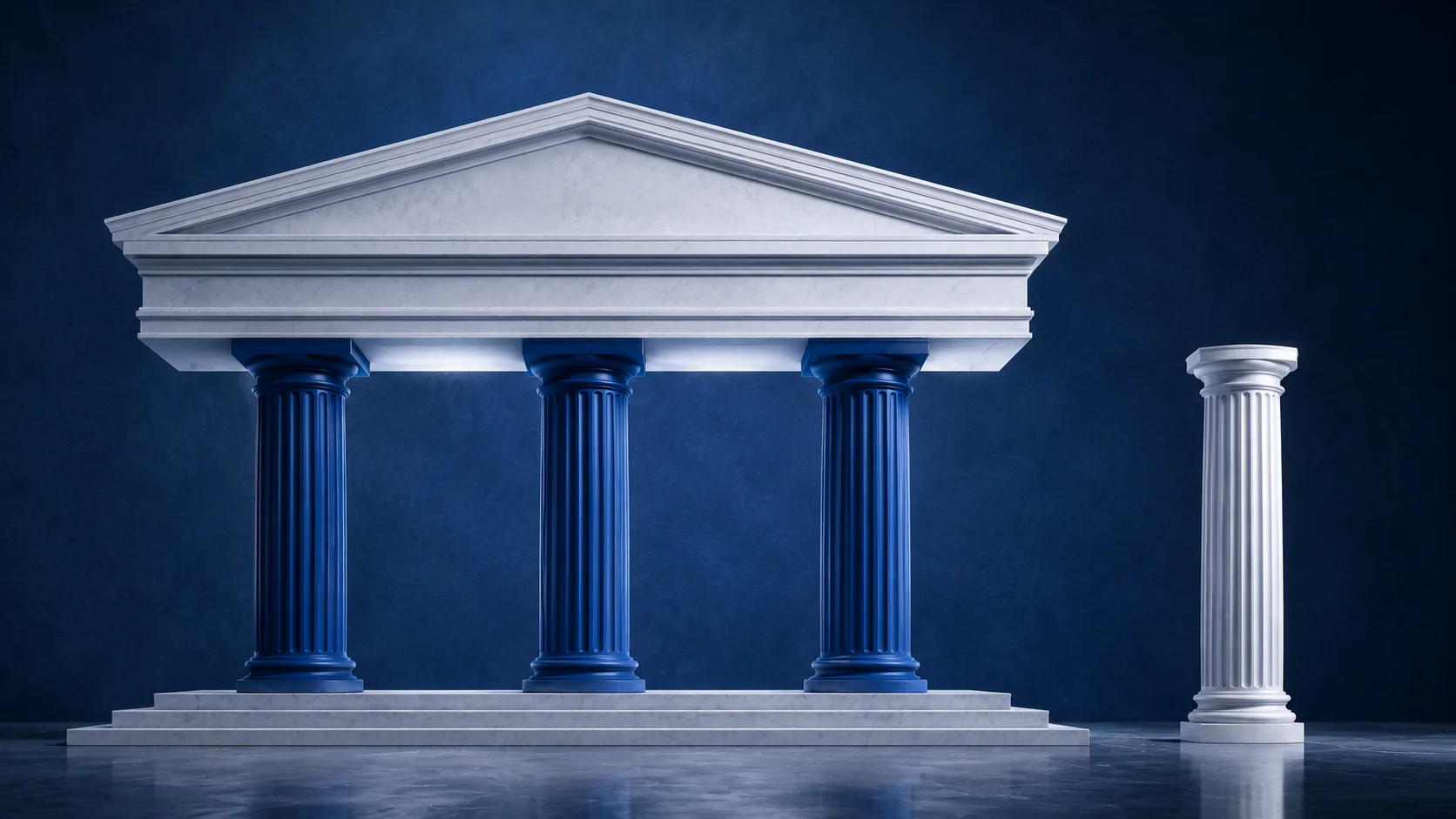 GENIUS Act signed into law — federal stablecoin framework with US Capitol and USDC symbol