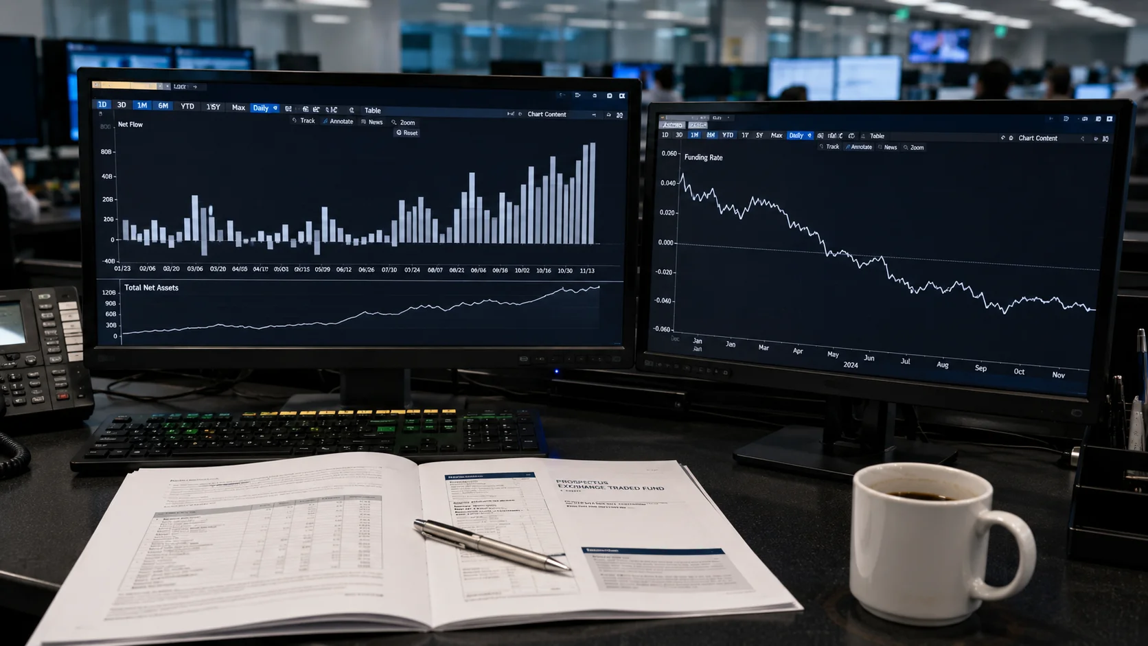 Bitcoin ETF Flows and Funding Rates Are Diverging. What the Split Tells You About Who Actually Holds Bitcoin Right Now.